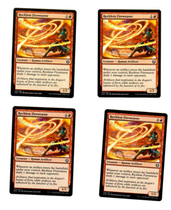 Set Of 4 Reckless Fireweaver Kaladesh MGT Card 126/264 - Image 3