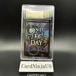 CGC PRISTINE 10 ONE PIECE DAY'25 DON!! 2025 ONE PIECE CARD JAPANESE 80 -2 - Image 1