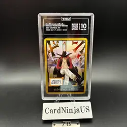 TAG GEM MINT 10 (987) DON !! Card Gold Frame Hawk-Eyes Mihawk ONE PIECE Card 78 - Image 1