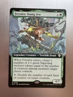 Ferrafor, Young Yew - 36 - MTG: Lorwyn Eclipsed - Extended Art - Rare - Regular - Image 1