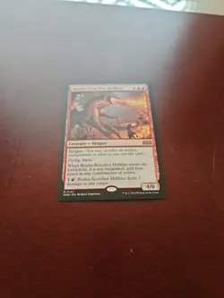 2023 MTG Magic The Gathering WOE Wilds of Eldraine #145 Realm-Scorcher Hellkite - Image 2