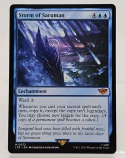 Storm of Saruman Universes Beyond: the Lord of the Rings: #72 Mythic MTG - Image 1