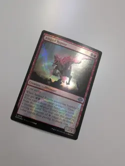 MTG - Amped Raptor (Ripple Foil) - Commander: Modern Horizons 3 NM/M Condition - Image 2