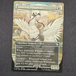 Ambrosia Whiteheart (Borderless) - U - Normal - FIN #325 - NM - Image 1