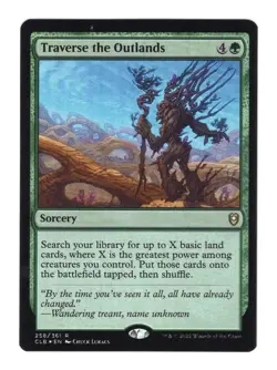 Traverse the Outlands FOIL - Commander Legends English NM - Image 1
