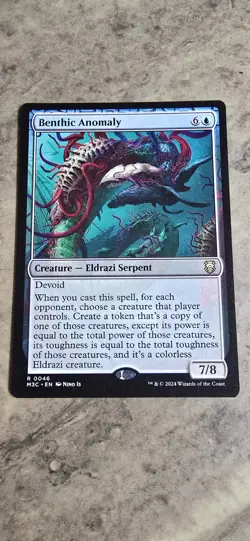 Benthic Anomaly Commander: Modern Horizons 3 Regular Creature Eldrazi Rare MTG - Image 1