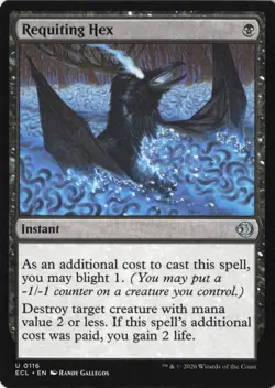 Requiting Hex Lorwyn Eclipsed regular NM 116 - Image 1