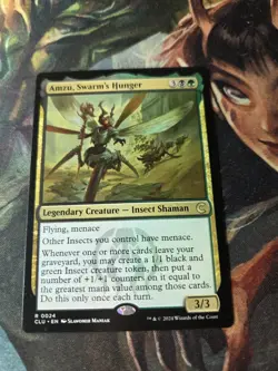 MTG Amzu, Swarm's Hunger [Ravnica: Clue Edition] Near Mint Magic - Image 2