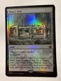 Maze's End 0727 Foil Foundations FDN MTG Magic - Image 1