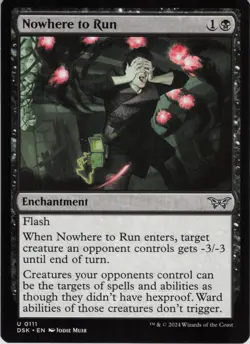 Nowhere to Run U Duskmourn: House of Horror 111 NM MTG - Image 1