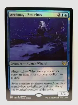 Archmage Emeritus Foil Bundle Promo Strixhaven, Magic The Gathering - Image 1