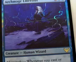 Archmage Emeritus Foil Bundle Promo Strixhaven, Magic The Gathering - Image 2