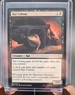 Rat Colony Dominaria MTG Regular Lightly Played - Image 3