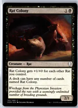 Dominaria #101 Rat Colony - Image 1