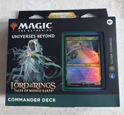 New Sealed MTG LOTR Elven Council Commander Deck Tales of Middle-earth - Image 1