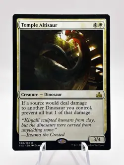 Temple Altisaur 028/196 Commander: The Lost Caverns of Ixalan LCC MTG LP - Image 1