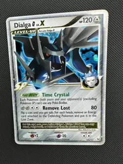 Pokemon Dialga G LV. X Platinum Holo 122/127 Ultra Rare LP - Image 2
