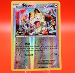 Meowth | #88/114 | Common | Reverse Holo | XY Steam Siege | Pokemon | 2016 - Image 1