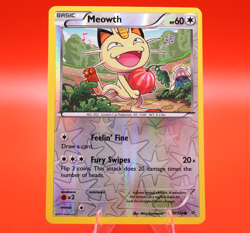 Meowth | #67/108 | Common | Reverse Holo | Roaring Skies | Pokemon | 2015 - Image 1