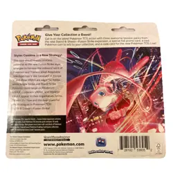 Pokemon Sword & Shield Fusion Strike 3 Booster Pack Blister With Espeon Promo - Image 2