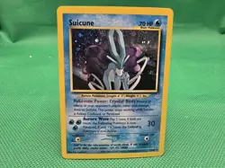 Pokemon TCG Suicune 14/64 Neo Revelation Holo Rare Moderately Played - Image 1