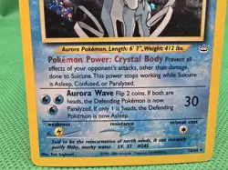 Pokemon TCG Suicune 14/64 Neo Revelation Holo Rare Moderately Played - Image 5