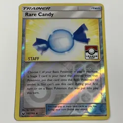 Pokemon TCG: Rare Candy 142/168 Celestial Storm STAFF League Cup Promo x1 - Image 3