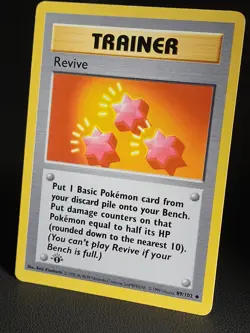 1st Edition Revive Pokemon TCG Base Set 1999 WOTC 89/102 LP - Image 4