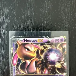 Mewtwo EX BW45 BW Promo Holo Promo Pokemon TCG Lightly Played - Image 2