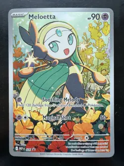 Pokemon Meloetta 026 Me: Mega Evolution Black Star Promo Holo (NM) - Image 1