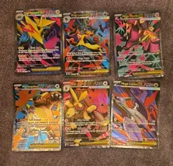 Pokemon Mega Ex Ultra Rare Lot Of 6 Full Arts - Image 1