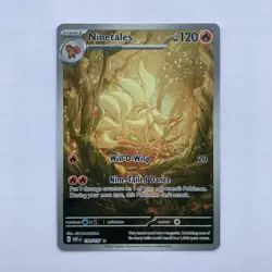 Ninetales 199/197 : Obsidian Flames Holo Pokemon Card OBF EN Rare NM Pack Fresh - Image 1
