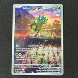 Teal Mask Ogerpon 123 Promo SVP Scarlet & Violet Black Star Promo NM/M Pokemon - Image 1