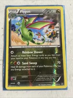 2014 Pokemon XY Furious Fists Reverse Holo Flygon #76/111 - Image 1