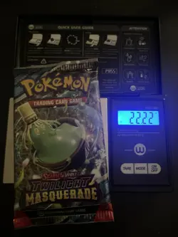 (VERY HEAVY) 22.22g Pokemon TCG Twilight Masquerade Booster Pack (SEALED)✅ - Image 1