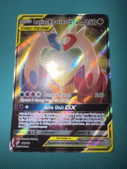 Pokemon TCG Latias & Latios GX 170/181 Tag Team Sun & Moon Team (Raw) - Image 1