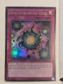 Deck Devastation Virus LCKC-EN047 Unlimited Ultra Rare NM +Bonus FREE SHIPPING! - Image 1