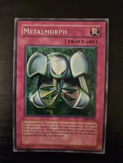 Yu-Gi-Oh! Metalmorph FMR-003 Forbidden Memories Secret Rare Promo 2002 (LP) - Image 2