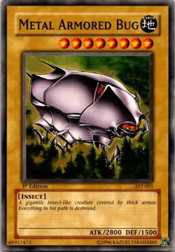 Metal Armored Bug AST-005 Yu-Gi-Oh! Light Play 1st Edition - Image 1