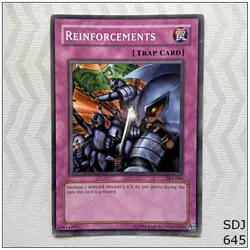 Reinforcements - SDJ-044 - Common Unlimited Yugioh - Image 1