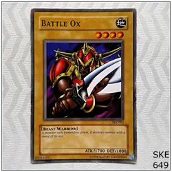Battle Ox - SKE-002 - Common Unlimited Yugioh - Image 1