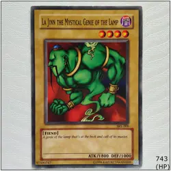 La Jinn the Mystical Genie of the Lamp - SKE-009 - Common Unlimited Yugioh - Image 1