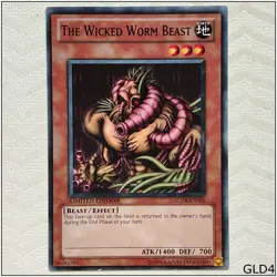The Wicked Worm Beast - GLD4-EN003 - Common Limited Edition Yugioh - Image 1