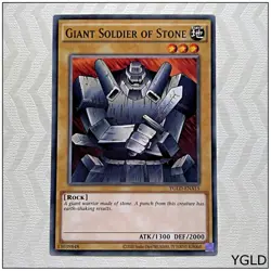 Giant Soldier of Stone - YGLD-ENA15 - Common Unlimited Yugioh - Image 1