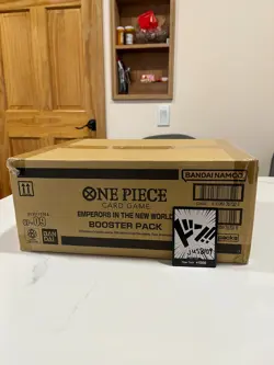 One Piece TCG Emperors in the New World Booster Box Case OP-09 English (Sealed) - Image 1