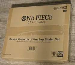 One Piece TCG - Seven Warlords of The Sea - Premium Binder Set - English Sealed - Image 1