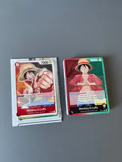 One Piece OP01 Monkey.D.Luffy Pre-Errata Alpha Demo Deck English - Image 2