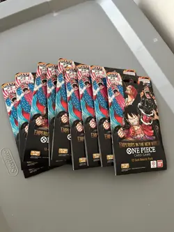 One Piece OP-09 Emperors in the New World Sleeved Blister Booster Pack ×9 - Image 1