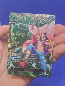 One Piece Carrying On His Will Smoker OP10-030 Alternate Art SP NM - Image 2