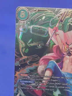 One Piece Carrying On His Will Smoker OP10-030 Alternate Art SP NM - Image 3